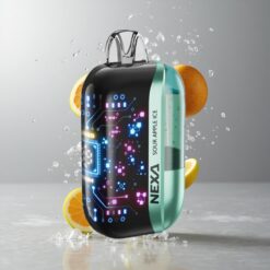 Sour Apple Ice NEXA Ultra 50000 Puffs Savanyú Alma Jég 20ml előtöltött 800mAh akkumulátor vape Hungary