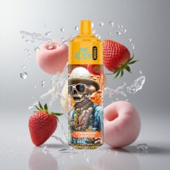 Strawberry Candy Ice JNR Alien 10000 Puffs Eper Cukorka Jég 850mAh Akkumulátor 20ml E-liquid vape Hungary