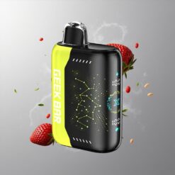Strawberry Colada Geek Bar Pulse X 25000 Puffs Standard Version Eper Koládá 18mL Előre Töltött E-Liquid 3D Íves Kijelző Képernyő vape Hungary