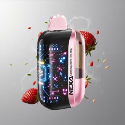 Strawberry Colada NEXA Ultra 50000 Puffs Eper-Kókusz 20ml Előre Töltött 800mAh Akkumulátor vape Hungary