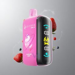 Strawberry Grape ELF BAR RAYA D3 25000 Puffs Disposable Vape Eper Szőlő 23ml előre töltött típus-C töltés vape Hungary