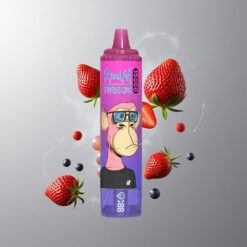 Strawberry Grape RandM Fumot Tornado 15000 Eper Szőlő 15 000 Löket 25ml Folyadékkapacitás vape Hungary