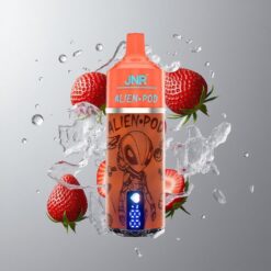 Strawberry Ice JNR Alien Pod 13000 Puffs Eperjég Akár 13000 Szippantás 850mAh Akkumulátor Kapacitás - vape Hungary