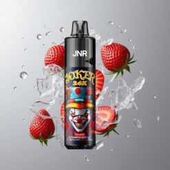 Strawberry Ice JNR Joker 24K Puffs Eper Jég 24000 Füst és 2% nikotintartalom vape Hungary