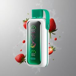 Strawberry Kiwi Vozol Star 20000 Puffs Eper Kivi 22" HD tükorkijelző Dupla háló mód vape Hungary