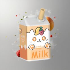 Strawberry Mango Lavie Milk 7000 Puffs Eper Mangó Tömeg: 0058 kg E-liquid kapacitás: 16ML vape Hungary