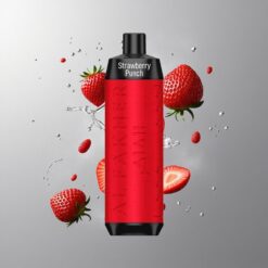 Strawberry Punch Al Fakher Crown Bar 8000 Crystal Eper Punch 600mAh Akkumulátor 18ml E-liquid Tank vape Hungary