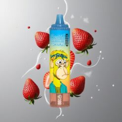 Strawberry RandM Fumot Tornado 15000 Eper 15.000 Puff 25ml Folyadékkapacitás vape Hungary