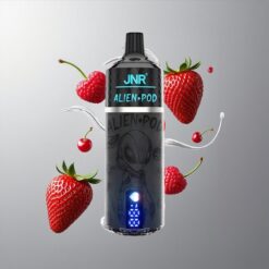 Strawberry Raspberry Cherry JNR Alien Pod 13000 Puffs Eper Málna Cseresznye 20ml E-liquid és Type-C Gyorstöltés | vape Hungary