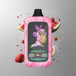 Strawberry Watermelon Fumot Digital Monkey 40000 Eper Dinnye vape Hungary Okos Kijelző Dual Mesh Coil Technology Válttható Dual/Single Engine Módok