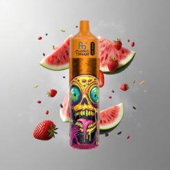 Strawberry Watermelon Fumot Randm Tornado 30000 Eper-Görögdinnye 30 000 slukk / 30mL előre töltött folyadék vape Hungary