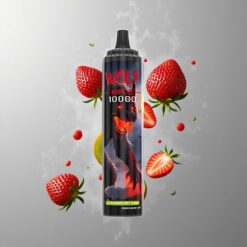 Strawberry kiwi JNR Wolf 10000 Puffs Eper-kivi 10000 Puff 20ml E-liquid Kapacitás vape Hungary