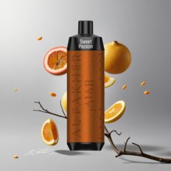 Sweet Passionfruit Al Fakher Crown Bar 8000 Kristály Édes Passiógyümölcs vape Hungary 600mAh tölthető akkumulátor és 18ml előre feltöltött e-liquid tartály