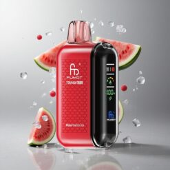 Watermelon Ice Fumot Tornado 20000 görögdinnye jég 20000 löket 850mAh tölthető akkumulátor vape Hungary