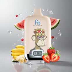 Watermelon Ice Fumot Tornado Digital Box 12000 Görögdinnye Jég 20ml E-Liquid 550mAh tölthető akkumulátor vape Hungary