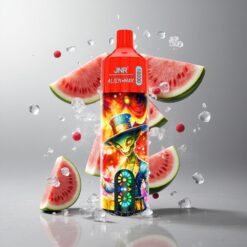 Watermelon Ice JNR Alien Max 18000 Puffs Görögdinnye Jég Okos LED Kijelző Kettős Mesh Tekercs & Kettős Mag vape Hungary