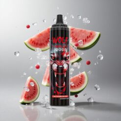 Watermelon Ice JNR Wolf 10000 Puffs Görögdinnye Jég 10000 Puff 20ml E-liquid Kapacitás vape Hungary