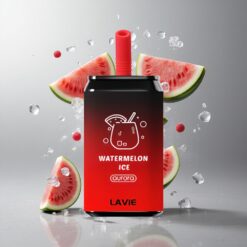 Watermelon Ice Lavie Aurora 11000 Puffs Görögdinnye Jég 22ML e-liquid kapacitás 650mAh akkumulátor kapacitás vape Hungary