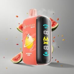 Watermelon Lemon ELF BAR RAYA D3 25000 Puffs Disposable Vape Görögdinnye Citrom 850mAh tölthető akkumulátor 23ml előre feltöltött e-liquid vape Hungary