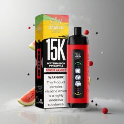 Watermelon Pineapple Al Fakher 15k Ice Adjust Clouds Görögdinnye Ananász 15.000mAh akkumulátor Beépített hokkusz hanghullámok vape Hungary