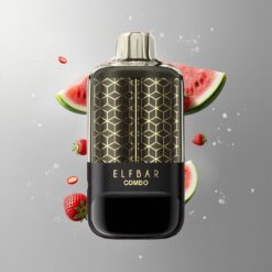 Watermelon&Strawberry ELF BAR COMBO 25000 Puffs Disposable Vape Görögdinnye&Eper 25000 Füst 22ml e-liquid 700mAh akkumulátor vape Hungary