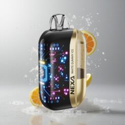 White Gummy Ice NEXA Ultra 50000 Puffs Fehér Gummy Jég 20ml előtöltött 800mAh akkumulátor vape Hungary